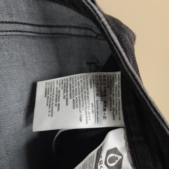 Levi's Mid-rise 711 Skinny Cropped Jeans in Gray Size 27 - Picture 10 of 13